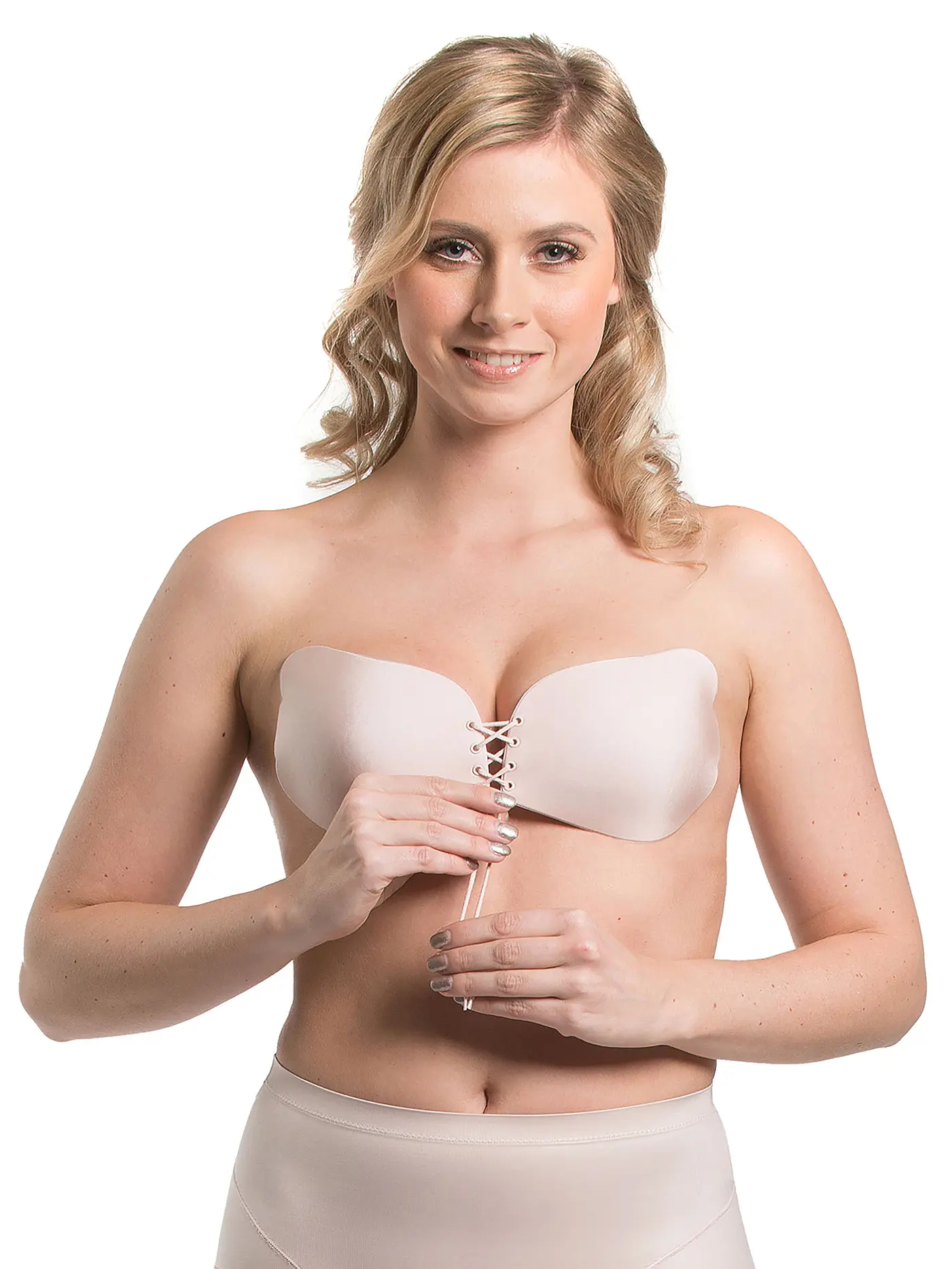 MAGIC BODYFASHION | Va-Va-Voom Klebe-Push Up (Schwarz) | rosa